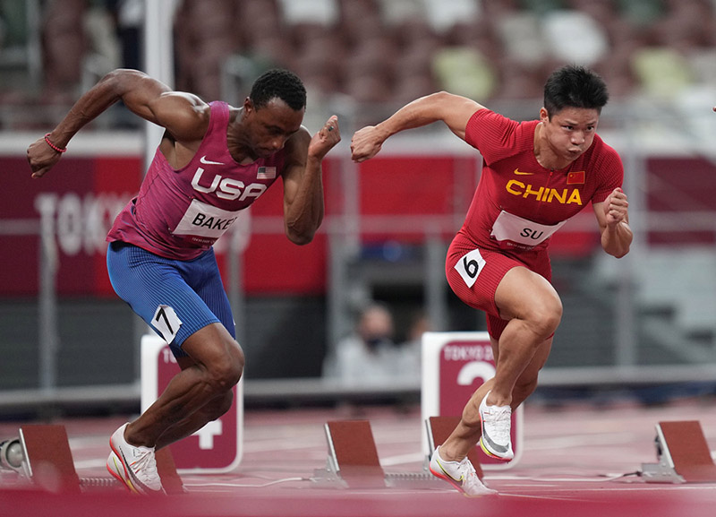 Тарихи с?т! Су Бинтиан Токио олимпиадасыны? Ерлер арасында?ы 100 метрл?к финалына жолдама алды