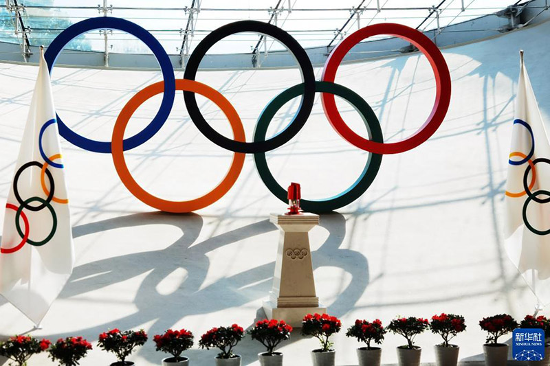 Бейж??дег? ?ыс?ы Олимпиада ойындарыны? алауын ?арсы алу р?с?м? ?тт?