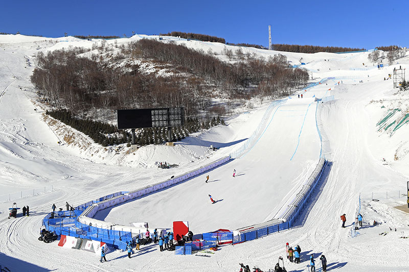 Бейж?? ?ыс?ы Олимпиадасыны? Чжанцзякоу жарыс айма?ында?ы ал?аш?ы халы?аралы? сына? матчына дайынды?