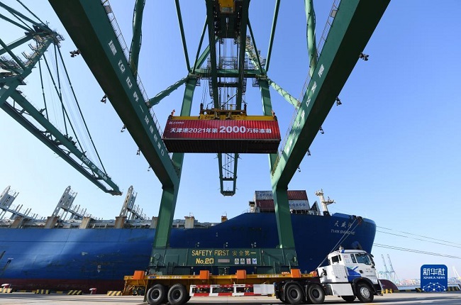 2021 жыл?ы ?арбалас ?ытай порттары