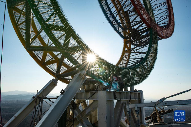 Бейж??: ?Хайтуо м?нарасы? ?ыс?ы Олимпиаданы? та?ы б?р с?н?не айналады