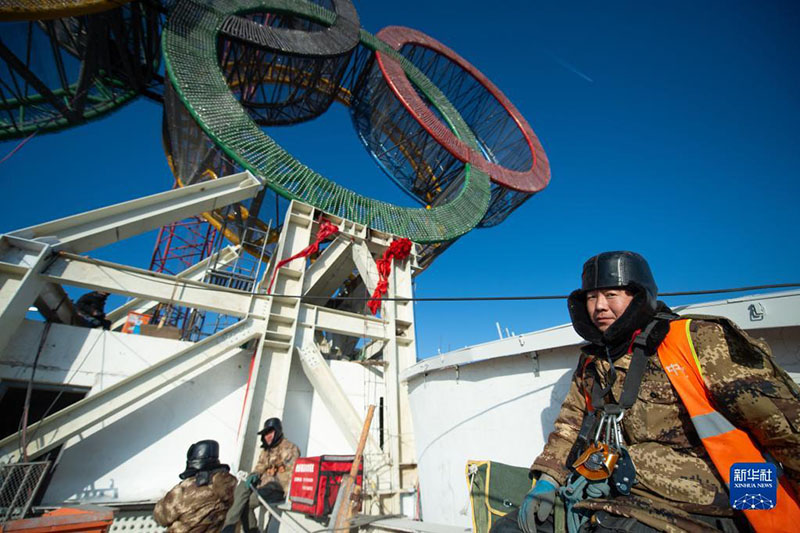 Бейж??: ?Хайтуо м?нарасы? ?ыс?ы Олимпиаданы? та?ы б?р с?н?не айналады