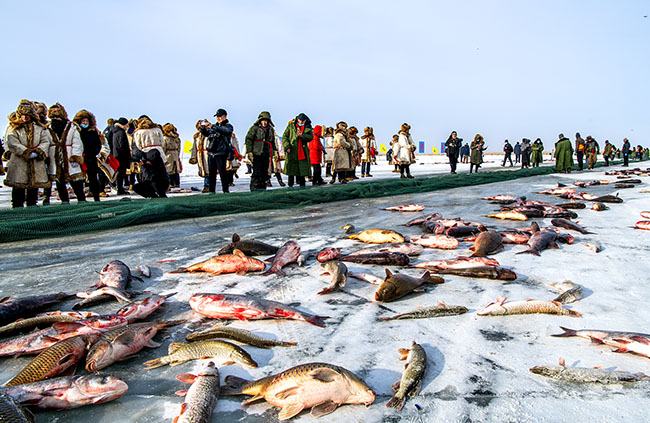 Бурылто?айда?ы балы? аулау мерекес?