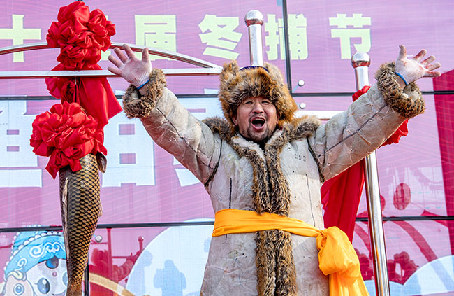 Бурылто?айда?ы балы? аулау мерекес?