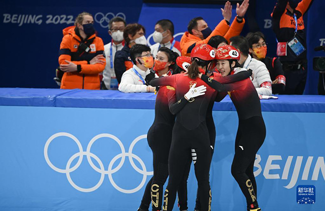 Шорт-тректен ?йелдер арасында?ы 3000 метрл?к эстафеталы? финалда ?ытай ??рамасы ?ш?нш? орынды же??п алды