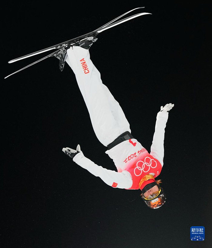 Фристайл ша??ымен сыр?анауды? ?йелдер арасында?ы ?уе шеберл?г? финалында ?ытай спортшысы Сюй Мэнтао же??ске жетт?