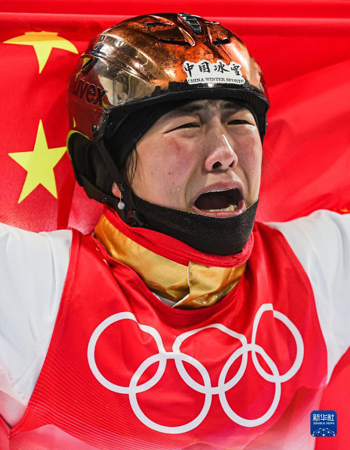 Фристайл ша??ымен сыр?анауды? ?йелдер арасында?ы ?уе шеберл?г? финалында ?ытай спортшысы Сюй Мэнтао же??ске жетт?