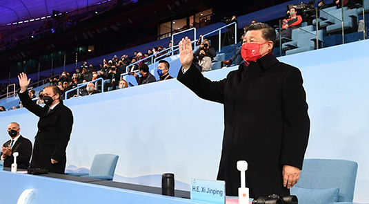 Си Цзиньпин 2022 жыл?ы Бейж??дег? ?ыс?ы Паралимпиада ойындарыны? жабылу салтанатына ?атысты