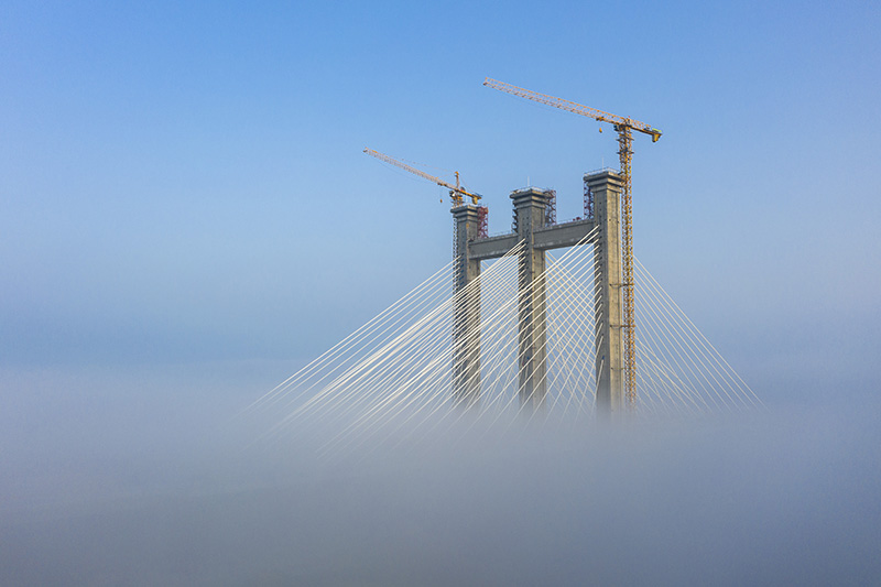 Аньхой ?лкес? Мэнчэн ауданында?ы ?б?лт арасында?ы? к?п?р