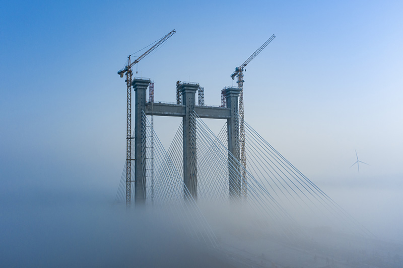 Аньхой ?лкес? Мэнчэн ауданында?ы ?б?лт арасында?ы? к?п?р