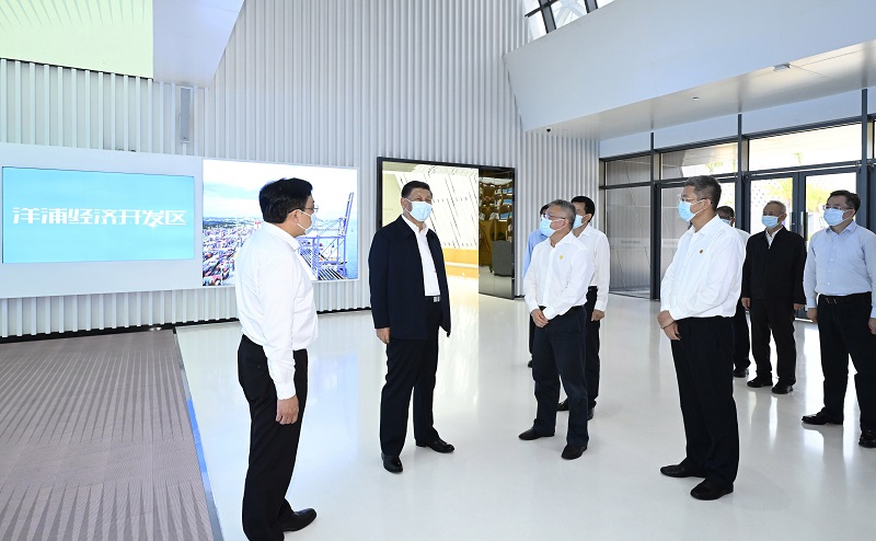 Си Цзиньпин Хайнань Янпу экономикалы? даму айма?ында тексер?с ж?рг?зд?