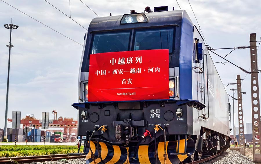 Шэньсидег? ?ытай-Вьетнам арасында ал?аш?ы халы?аралы? ж?к пойызы ашылды