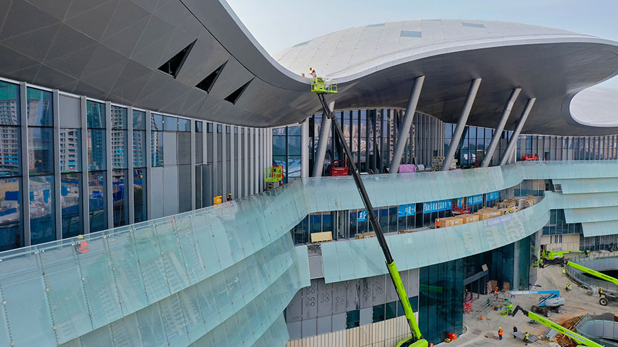 Хайкоу, Хайнань: Халы?аралы? бажсыз ?ала жобасыны? ??рылысы т?ра?ты ж?р?п жатыр