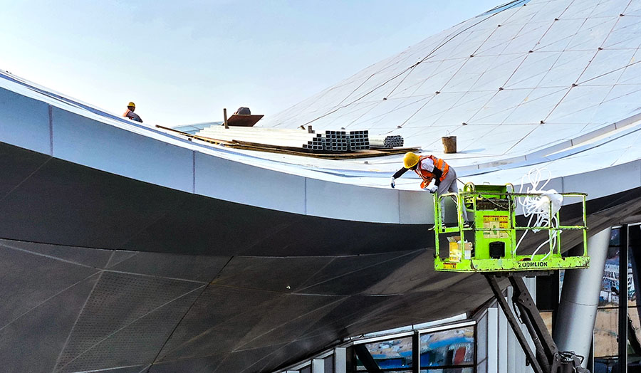 Хайкоу, Хайнань: Халы?аралы? бажсыз ?ала жобасыны? ??рылысы т?ра?ты  ж?р?п жатыр