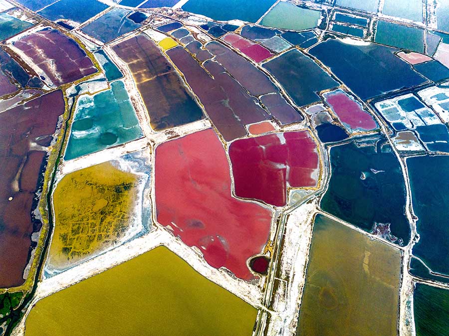 Юньчэн, Шаньси: алуан т?ске боял?ан т?зды к?лден к?р?н?с