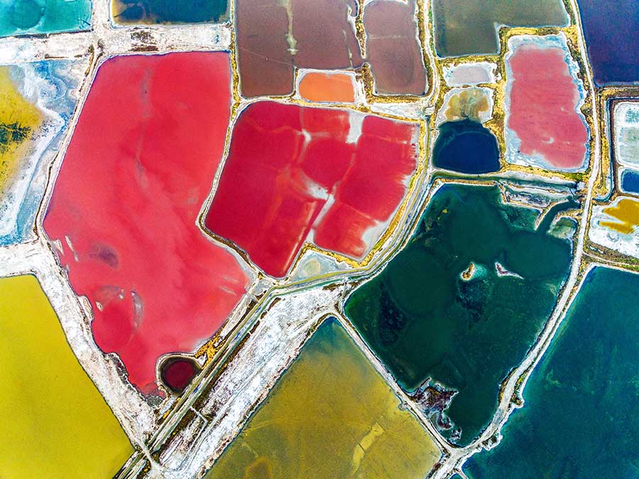 Юньчэн, Шаньси: алуан т?ске боял?ан т?зды к?лден к?р?н?с