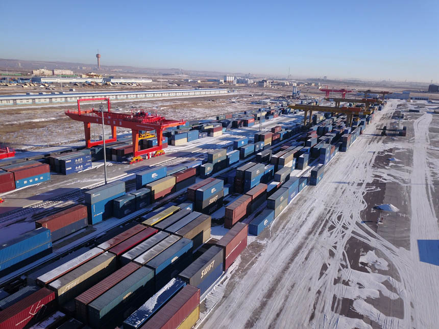 ?ытай-ЕО пойыздарыны? шы?ыс д?л?з?ндег? жиынты? трафиг? 20 000 пойыздан асты