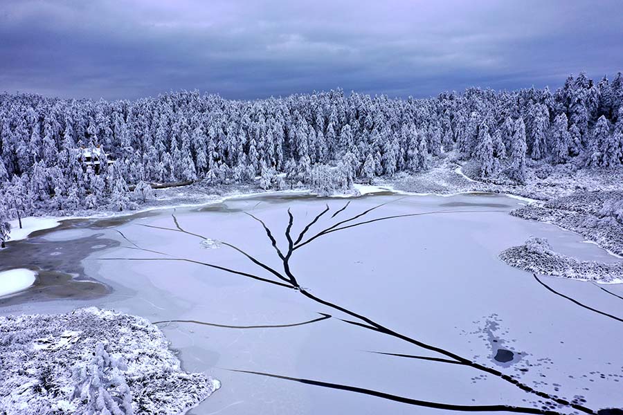 Хунъя, Сычуань: Панда ?лтты? саяба?ы к?м?с т?спен к?мкер?лд?