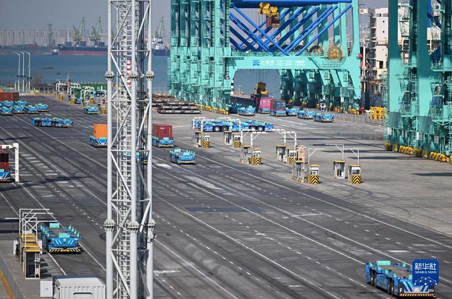 Бейж??, Тяньцзинь ж?не Хэбэйд?? ?те??з ?а?пасы? интеллектуалды порт ??рылысын ?лгер?летт?