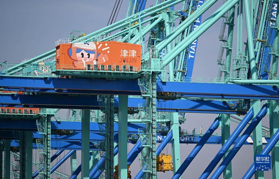 Бейж??, Тяньцзинь ж?не Хэбэйд?? ?те??з ?а?пасы? интеллектуалды порт ??рылысын ?лгер?летт?