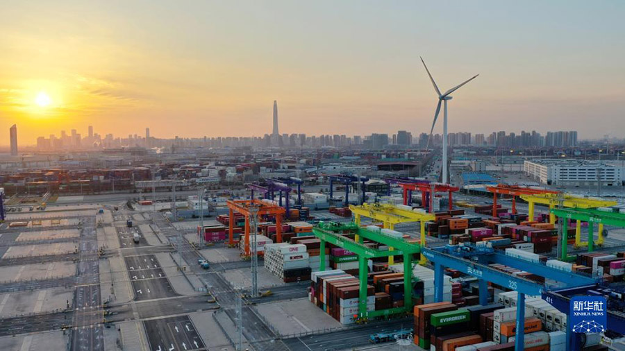 Бейж??, Тяньцзинь ж?не Хэбэйд?? ?те??з ?а?пасы? интеллектуалды порт ??рылысын ?лгер?летт?