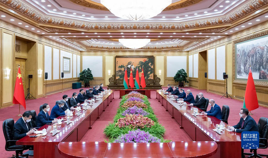 Си Цзиньпин Беларусь Президент? Лукашенкомен кел?сс?здер ж?рг?зд?