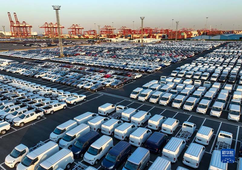 Цзянсу ?лкес? Тайцан портында?ы тасымал ?арбаласы