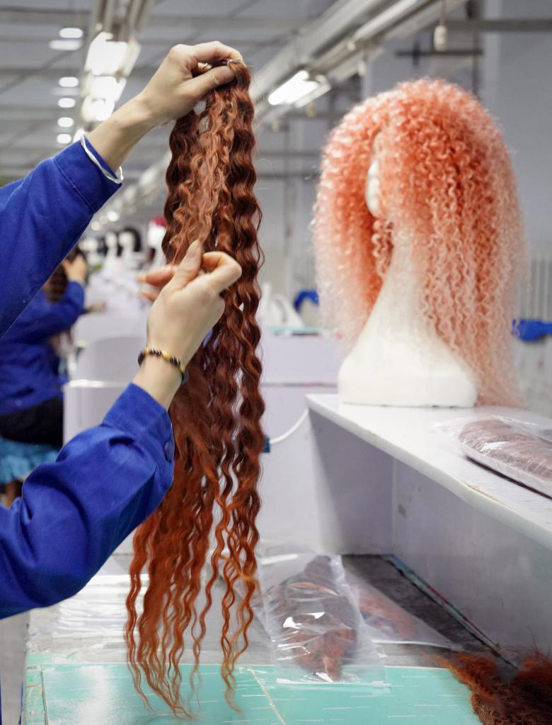 ?ытайды? жасанды шаштары ?онлайн экспресспен? шетелге шы?ады