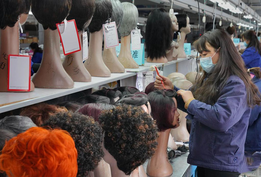 ?ытайды? жасанды шаштары ?онлайн экспресспен? шетелге шы?ады