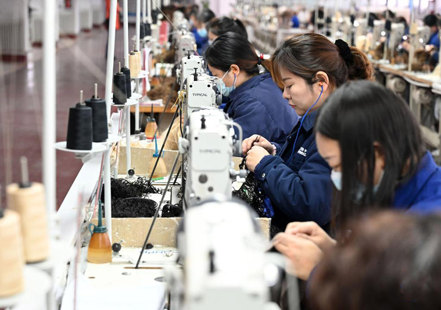 ?ытайды? жасанды шаштары ?онлайн экспресспен? шетелге шы?ады