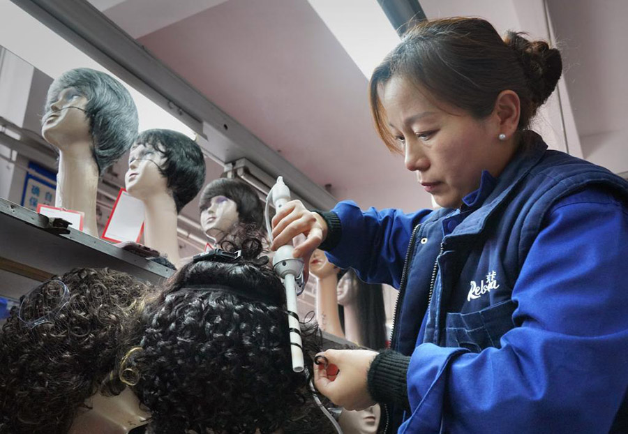 ?ытайды? жасанды шаштары ?онлайн экспресспен? шетелге шы?ады