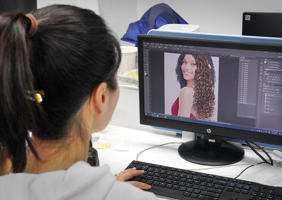 ?ытайды? жасанды шаштары ?онлайн экспресспен? шетелге шы?ады