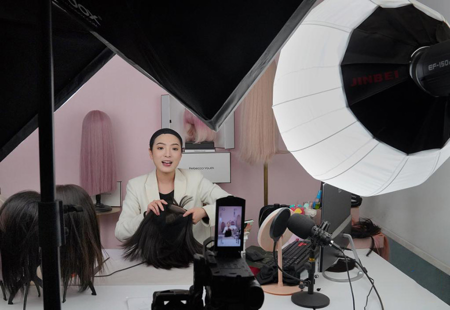 ?ытайды? жасанды шаштары ?онлайн экспресспен? шетелге шы?ады