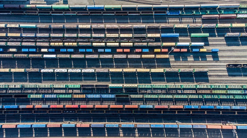 Хэйлунцзян ?лкес? Суйфэньхэ портында?ы ?ытай-Еуропа пойыздарыны? саны 2 000-нан асты