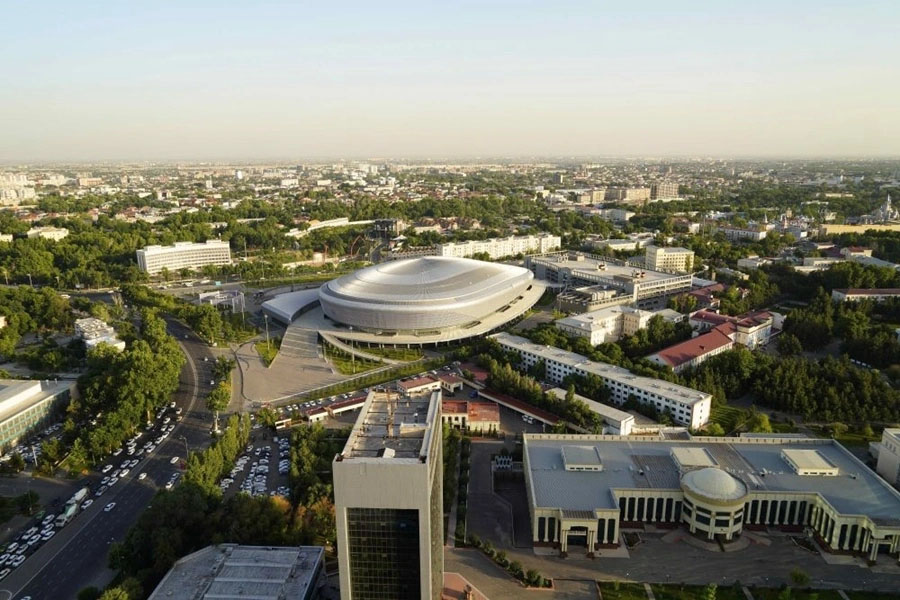 ?збекстан астанасы Ташкент ?аласыны? к?р?н?с?