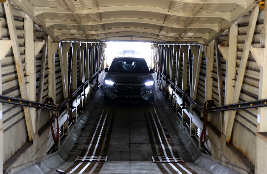 Шэньсида?ы ?ытай-Еуропа пойызыны? к?л?к экспорттау?а арнал?ан арнайы пойызы т?ра?ты тасымалдауды ж?зеге асырады