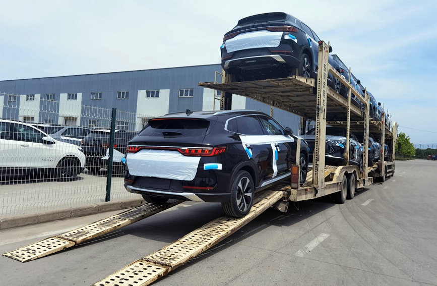 Шэньсида?ы ?ытай-Еуропа пойызыны? к?л?к экспорттау?а арнал?ан арнайы пойызы т?ра?ты тасымалдауды ж?зеге асырады