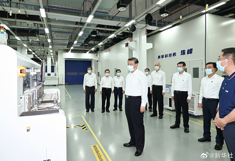 Си Цзиньпин Цзянсу провинциясыны? Сучжоу ?аласына ?ызметт?к тексер?спен барды