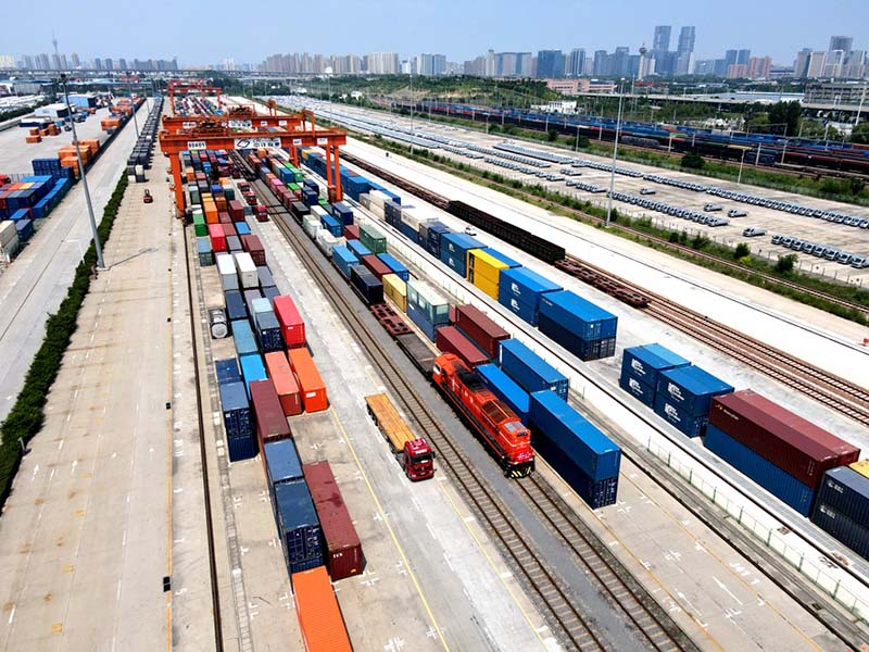 ?ытай-Еуропа пойызы (Хэнань) он жылдан бер? 670 000 TEU ж?берд?