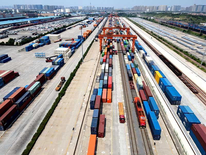 ?ытай-Еуропа пойызы (Хэнань) он жылдан бер? 670 000 TEU ж?берд?