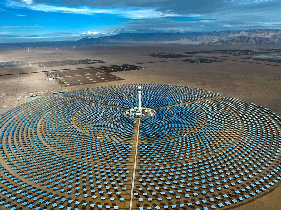 Голмуд, Цинхай: Фотоэлектрл?к даму мен ш?лейттенуге ?арсы к?рест?? органикалы? ?йлес?м?