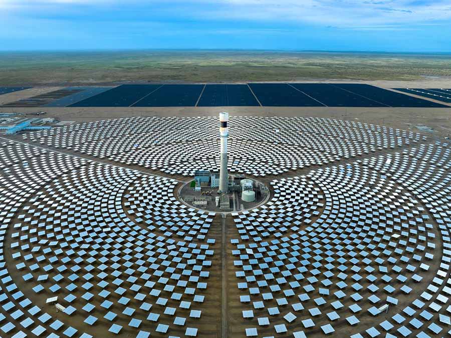 Голмуд, Цинхай: Фотоэлектрл?к даму мен ш?лейттенуге ?арсы к?рест?? органикалы? ?йлес?м?