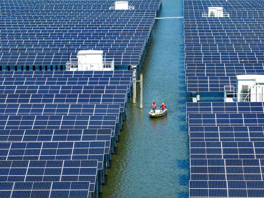 Тунлин, Аньхой: ??Балы? ба?ымшылы?ы + к?н энергиясы? фотоэлектрл?к электр станциясы