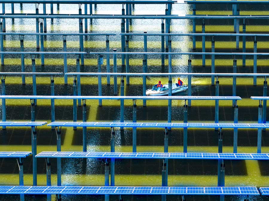 Тунлин, Аньхой: ??Балы? ба?ымшылы?ы + к?н энергиясы? фотоэлектрл?к электр станциясы