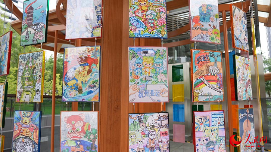 Ханчжоуда?ы Азия ойындары ауылы 16 ?ырк?йекте ресми т?рде ?она?тар?а ес?г?н ай?ара ашады