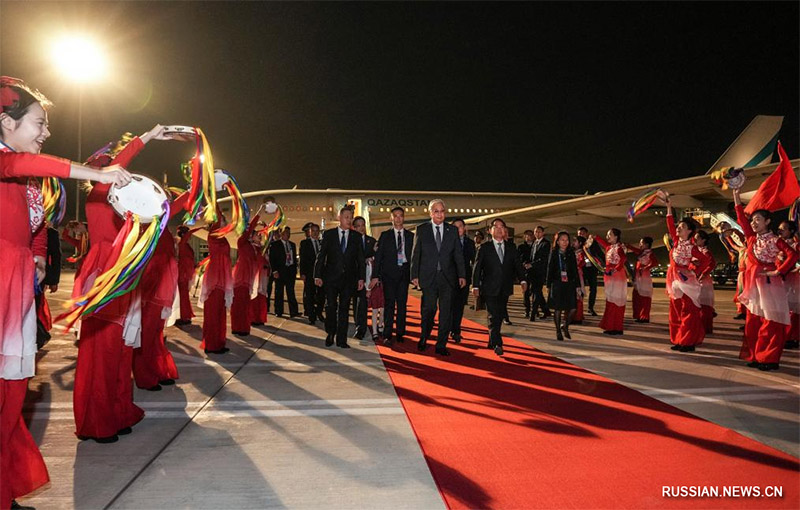 ?аза?стан Президент? ?.То?аев Бейж??ге келд?