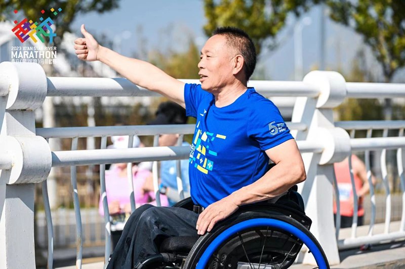 2023 жыл?ы Сиань марафоны басталып, ежелг? мы?жылды? астана?а 35 мы? марафоншы жиналды