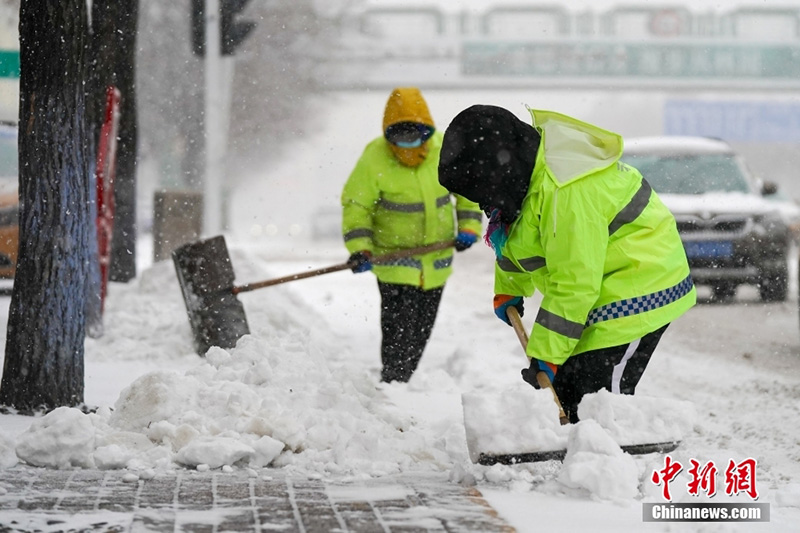 Харбиньда биыл?ы ал?аш?ы ?арлы боран со?ты