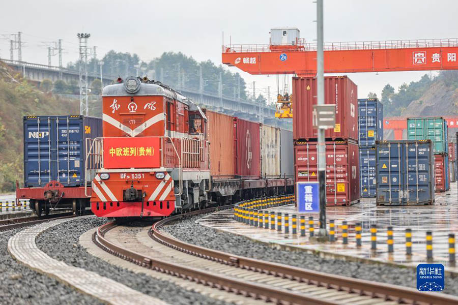 ?Гуйчжоу тауарлары? ?ытай-Еуропа пойызы ар?ылы б?к?л ?лемге таралды