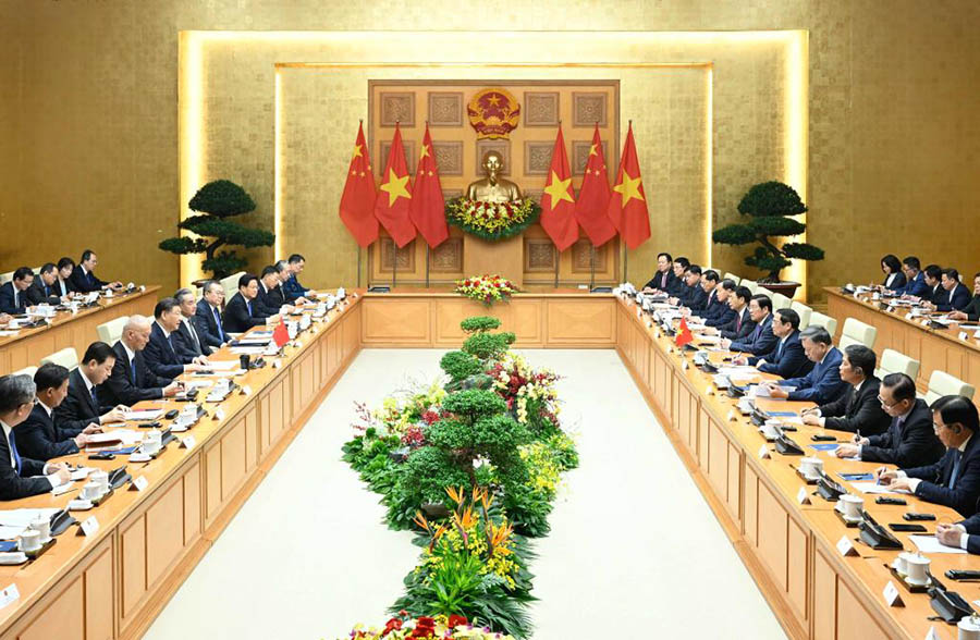 Си Цзиньпин Вьетнам ?к?мет?н?? Премьер-министр? Фам Минь Чинмен кездест?